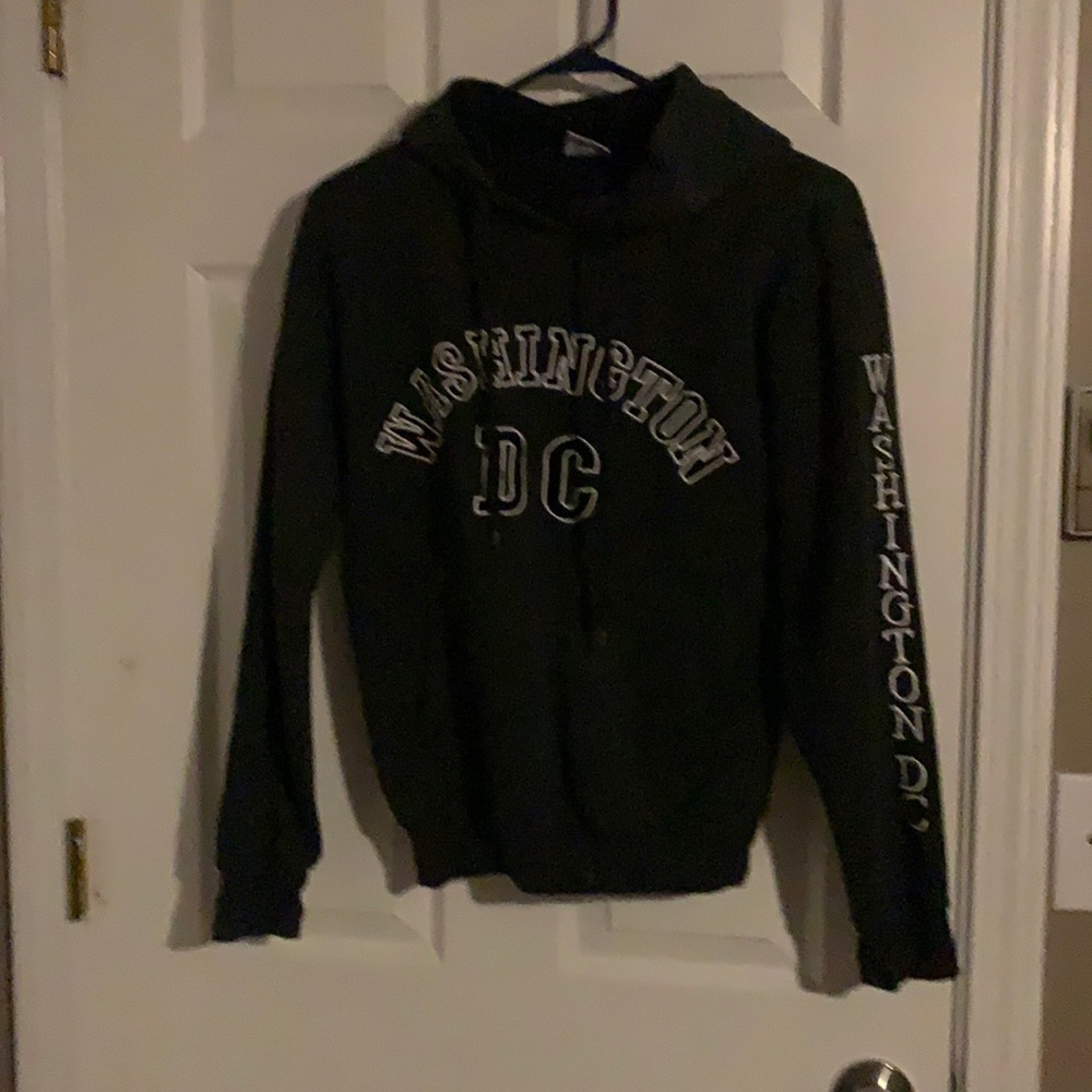 Washington D.C hoodie sweatshirt grey